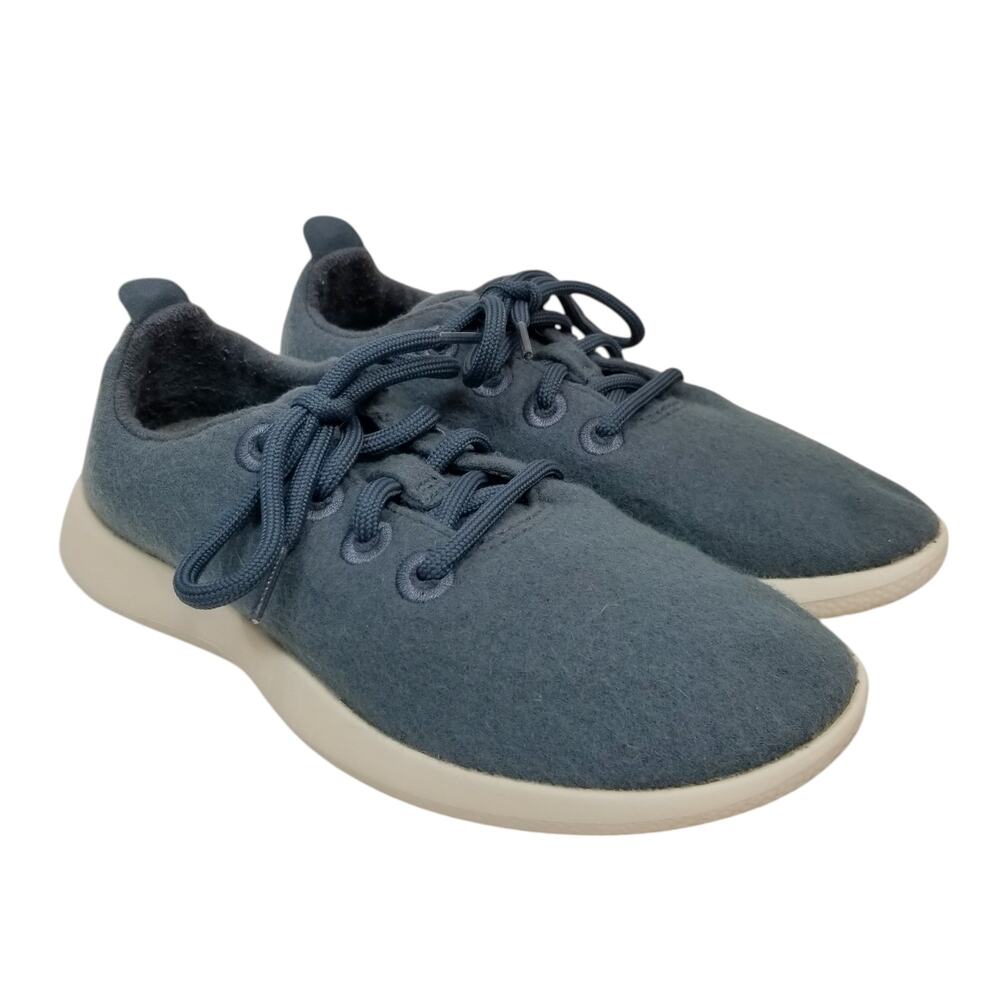 Allbirds Women's Wool Runners Teal Blue Merino Wool Sneakers Size 6